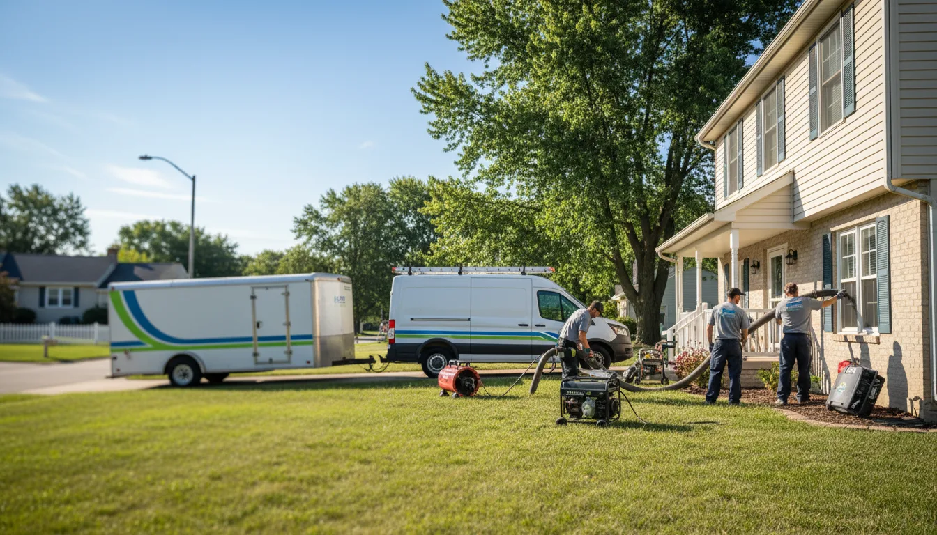 Flooded Basement Restoration And Cleanup With Repair in Villa Park, IL near me